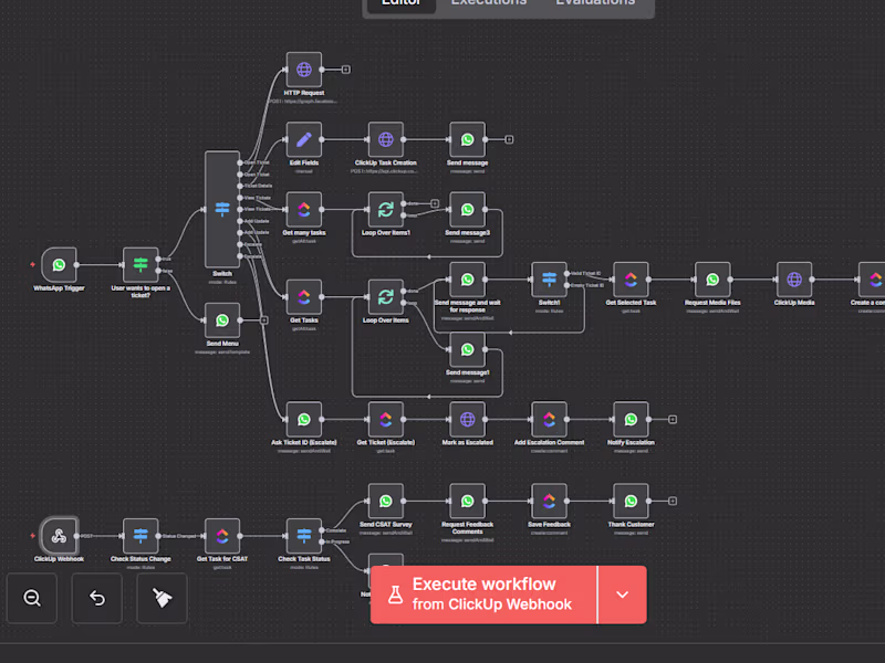 Cover image for WhatsApp Task Management Bot for ClickUp