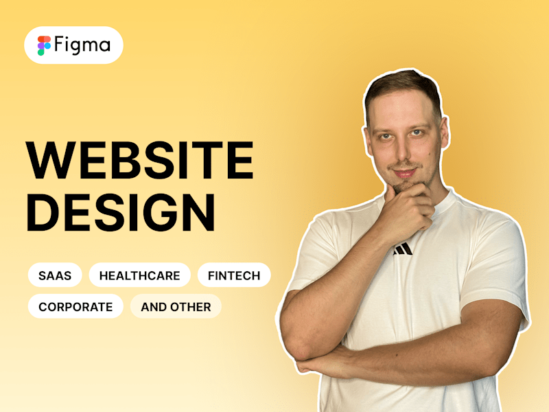 Cover image for Websites in Figma | SaaS, Business, Healthcare, Crypto