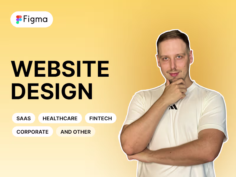 Cover image for Websites in Figma | SaaS, Business, Healthcare, Crypto