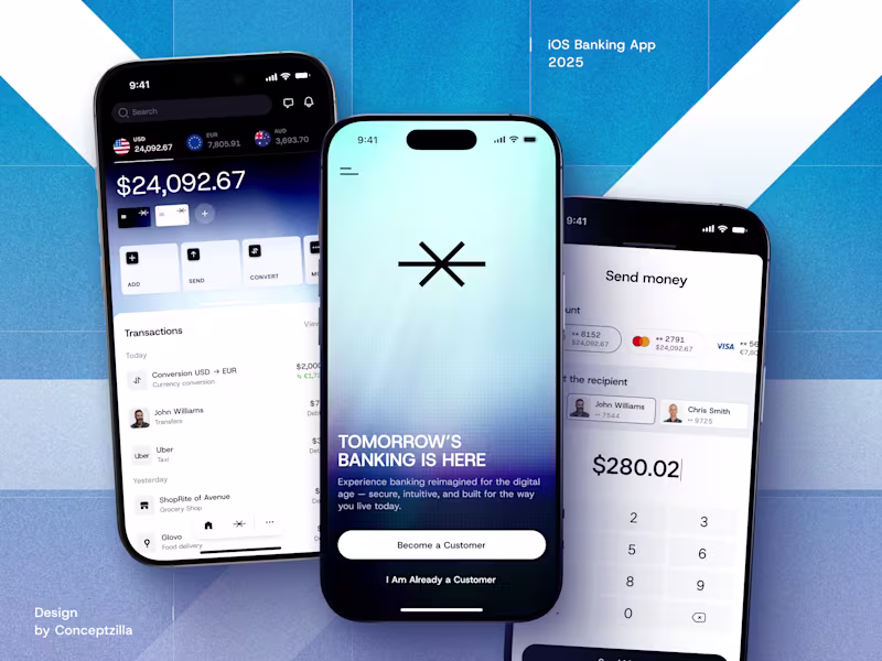 Cover image for Mobile App UI/UX Design Concept