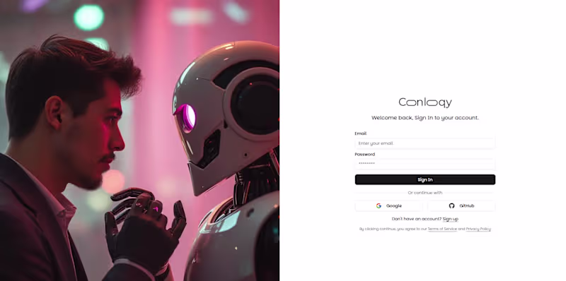 Cover image for Hello Everyone I made Conloquy it means "To converse" an AI ...