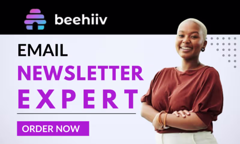 Cover image for I will professionally setup beehiiv account beehiiv newsletter …