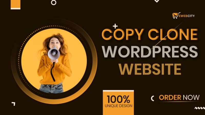 Cover image for I will copy clone duplicate redesign wordpress website in 12hr