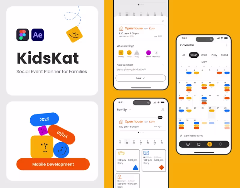 Cover image for UI/UX Design for Social Event Planner