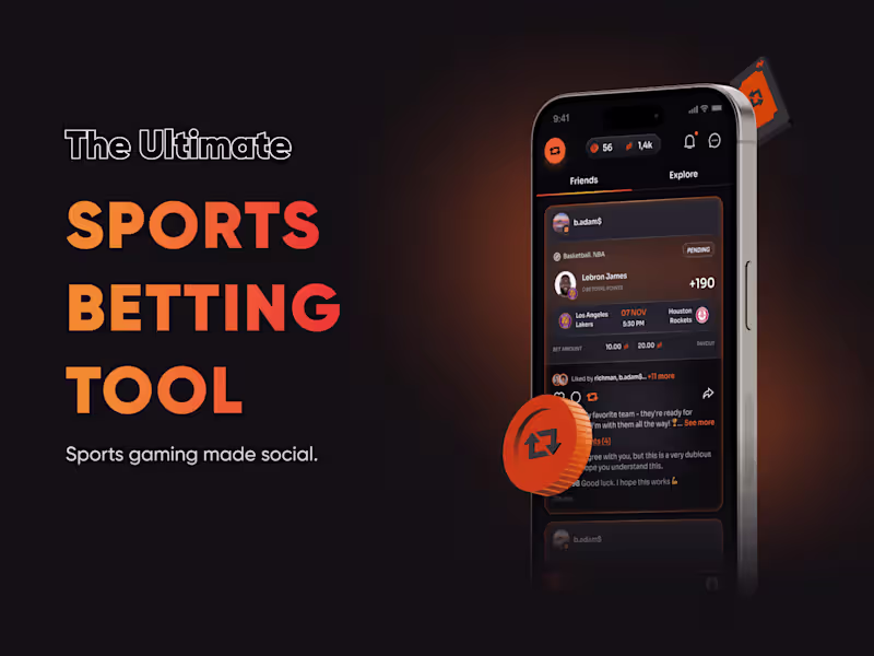 Cover image for Sports betting app design I UI/UX