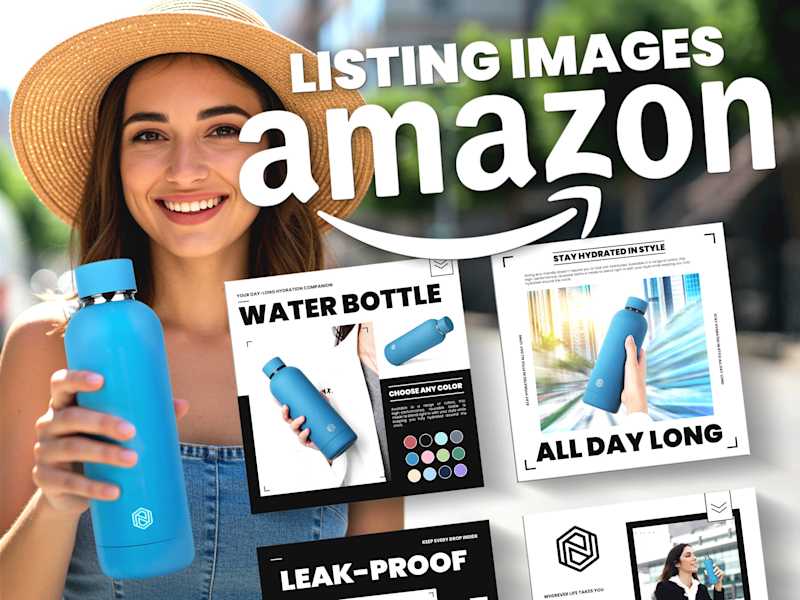 Cover image for Amazon Listing Images | Water Bottle