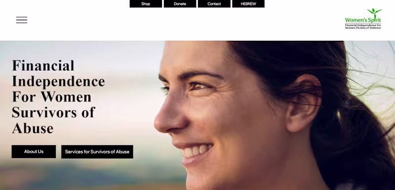 Cover image for Responsive NGO Website – Supporting Women After Abuse