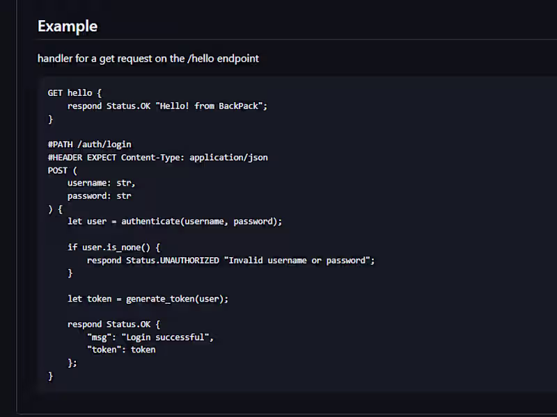 Cover image for BackPack: A DSL for REST APIs