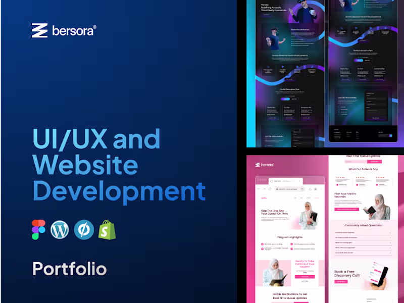 Cover image for UI/UX Design and Website Development