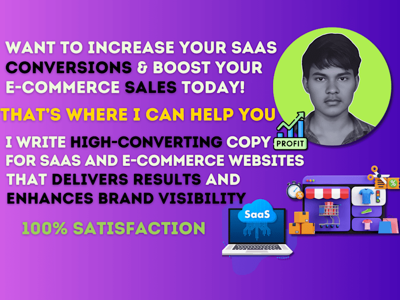 Cover image for High Quality Copywriting for E-Commerce, SaaS, and B2B