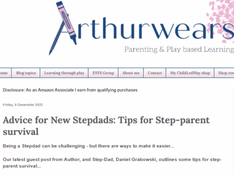 Cover image for Advice for New Stepdads: Tips for Step-parent survival blog