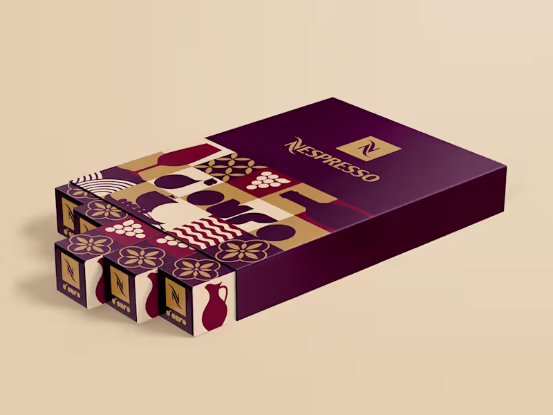 Cover image for Nespresso D'ouro is a passion project I created for a fictio...