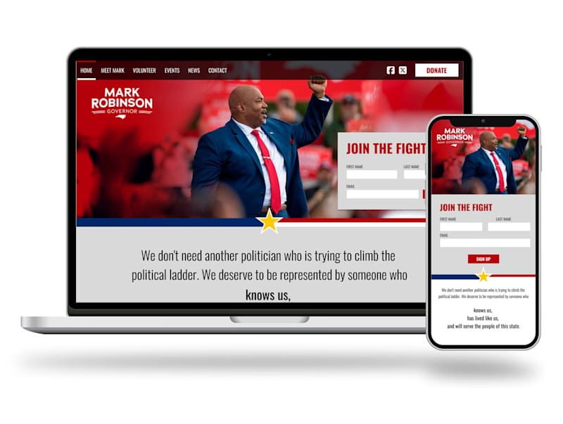 Cover image for Mark Robinson Campaign