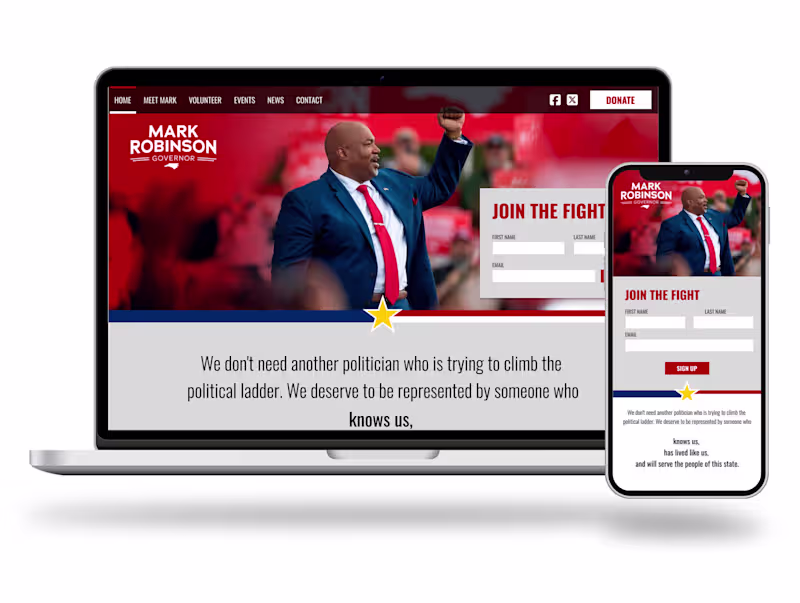 Cover image for Mark Robinson Campaign