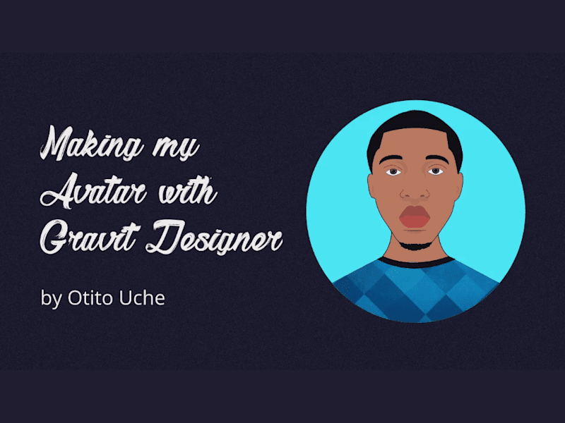 Cover image for Making my Avatar with Gravit Designer
