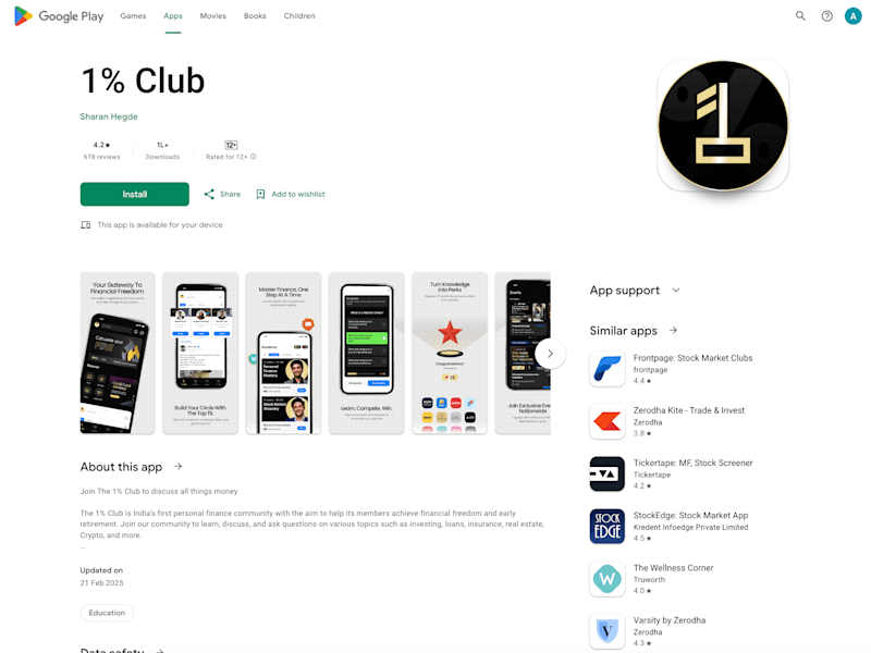 Cover image for Mobile App For Financial Education and activities
