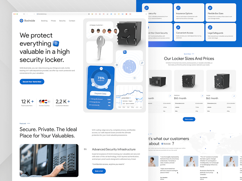 Cover image for BoxInside Webflow Template Design