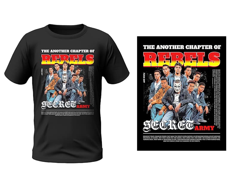 Cover image for Street Style T shirt Design | Graphic Design | Street fashion