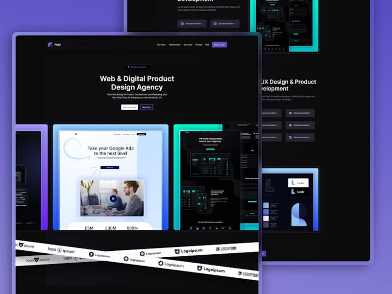 Cover image for Landing page Design and Framer Implementation