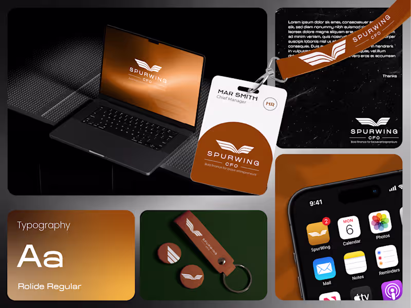 Cover image for Spurwing — A comprehensive brand identity for a financial se...