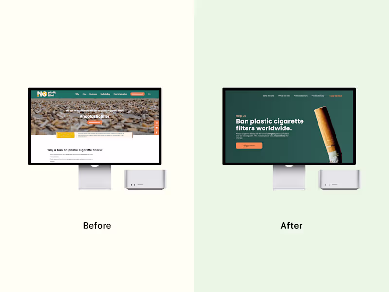 Cover image for Attractive, user-friendly landing page (re)design