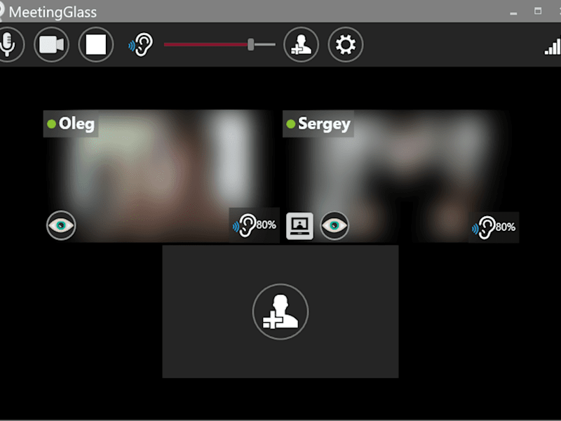 Cover image for Video Meetings Through Virtual Frosted Glass