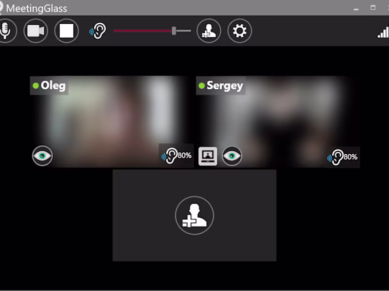 Cover image for Video Meetings Through Virtual Frosted Glass