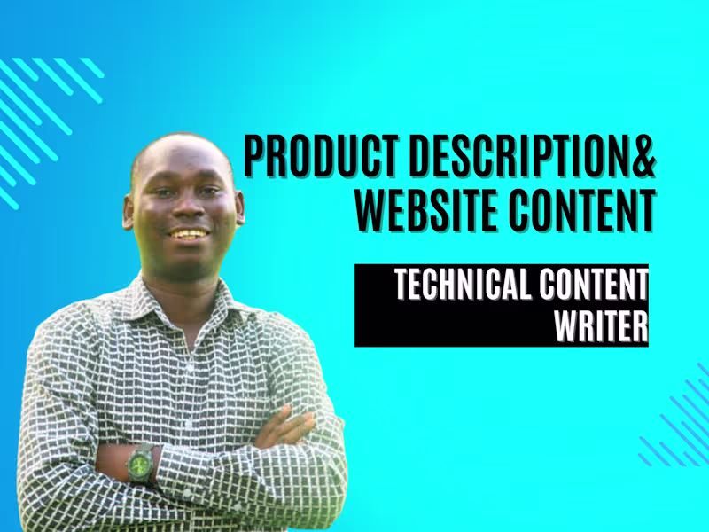 Cover image for Product description and Website content Writer