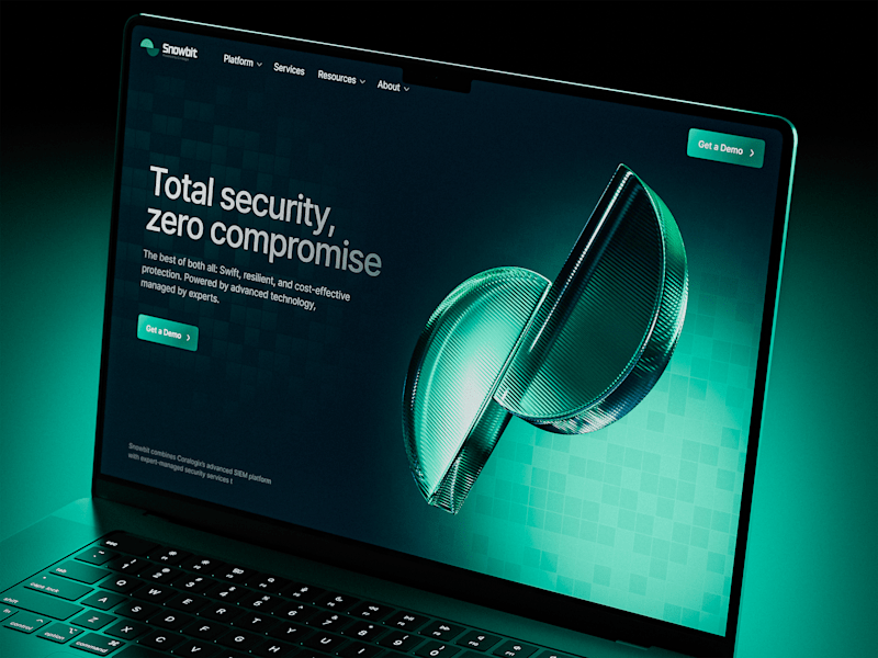 Cover image for Snowbit - Website design for cybersecurity company
