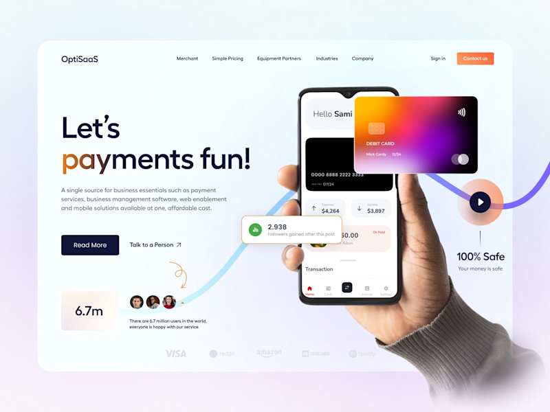 Cover image for OptiSaaS Modern Website Design