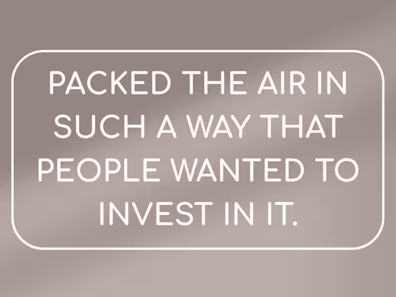 Cover image for landing page that sold an idea that didn't exist yet