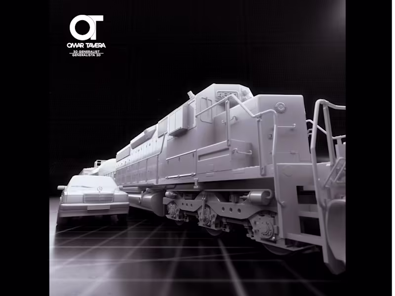 Cover image for Train and car models for3d print