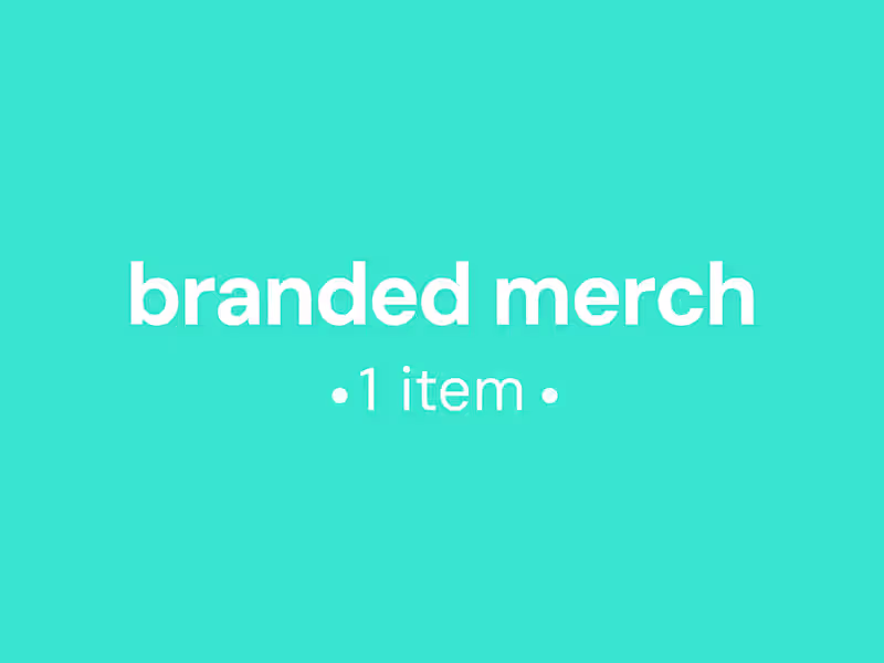 Cover image for Branded Merch - 1 Item