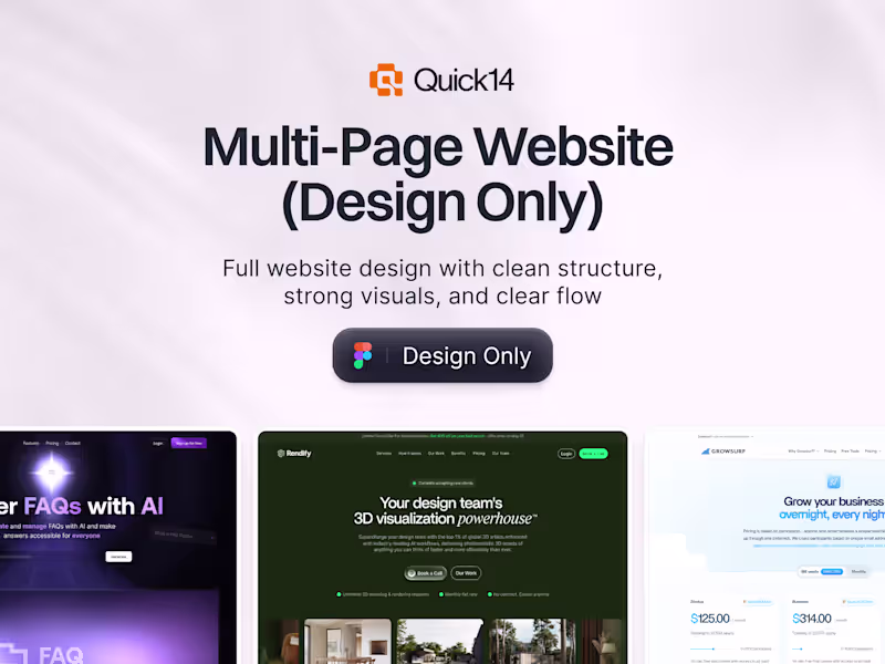 Cover image for Multi-Page Website Design