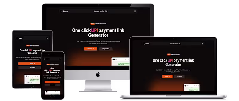 Cover image for UPI Payment Link Generator