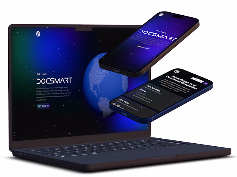 Cover image for Docsmart: Next.js | Clerk | Langchain | OpenAI | Stripe