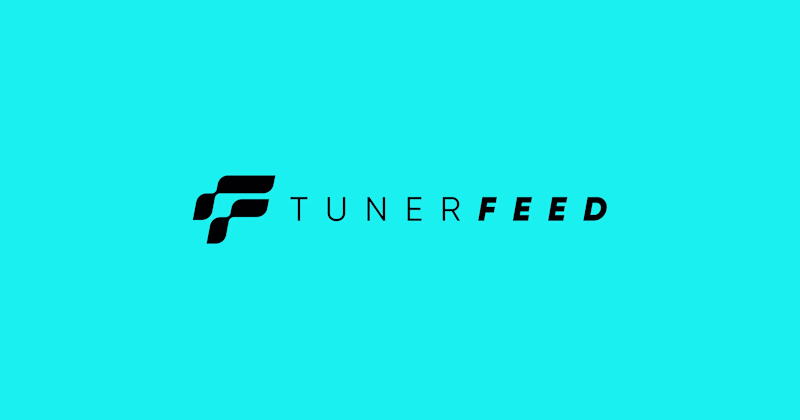 Cover image for TunerFeed Logo, Branding, UI/UX & Web Design
