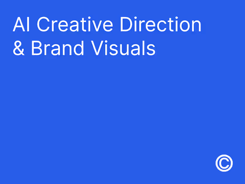 Cover image for AI Creative Direction & Brand Visuals