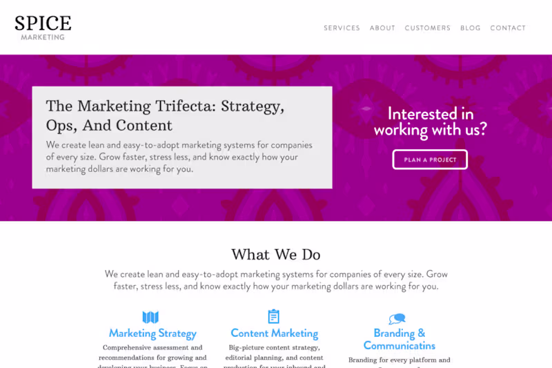 Cover image for Spice Marketing
