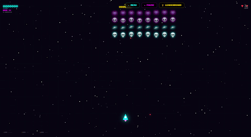 Cover image for NEON INVADERS
A fully playable arcade