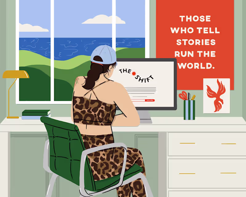 Cover image for Building the Shift: Adventures in journalism (and solo trave...