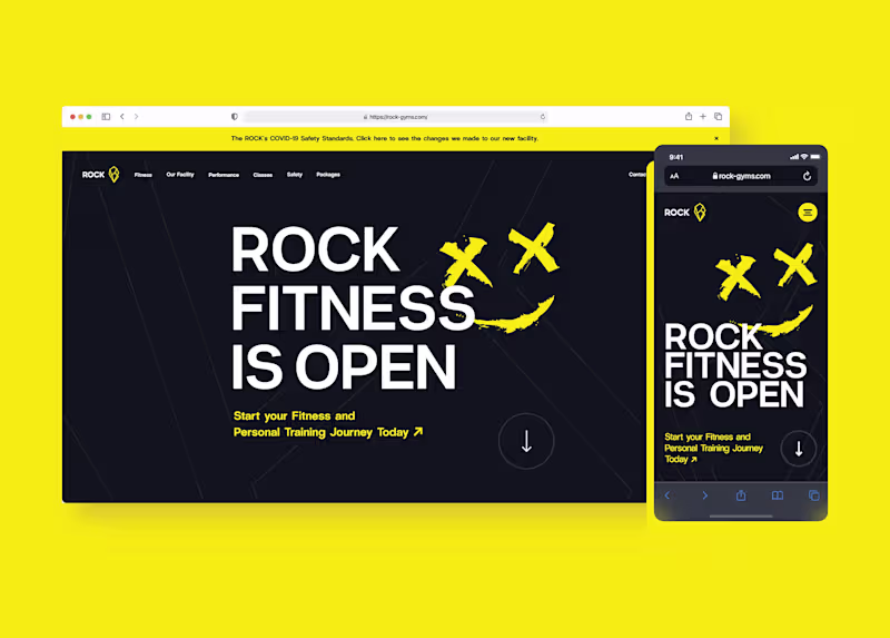 Cover image for Rock - Gym and Fitness Brand
