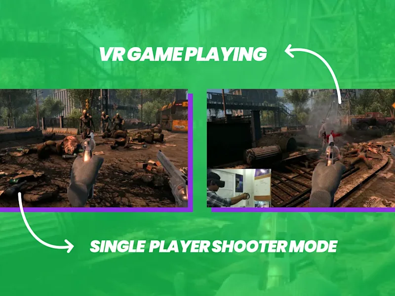 Cover image for Man vs Zombie - A Virtual Reality Game