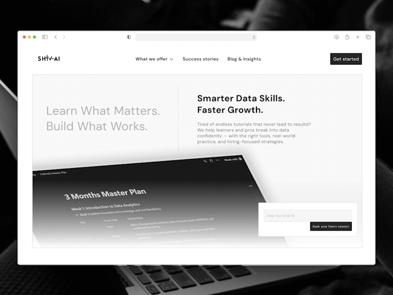 Cover image for ShivAi Official site design
