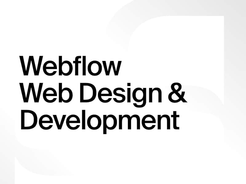 Cover image for Webflow Website Design & Development