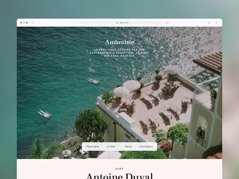 Cover image for Ambroisie - Gourmet Restaurant