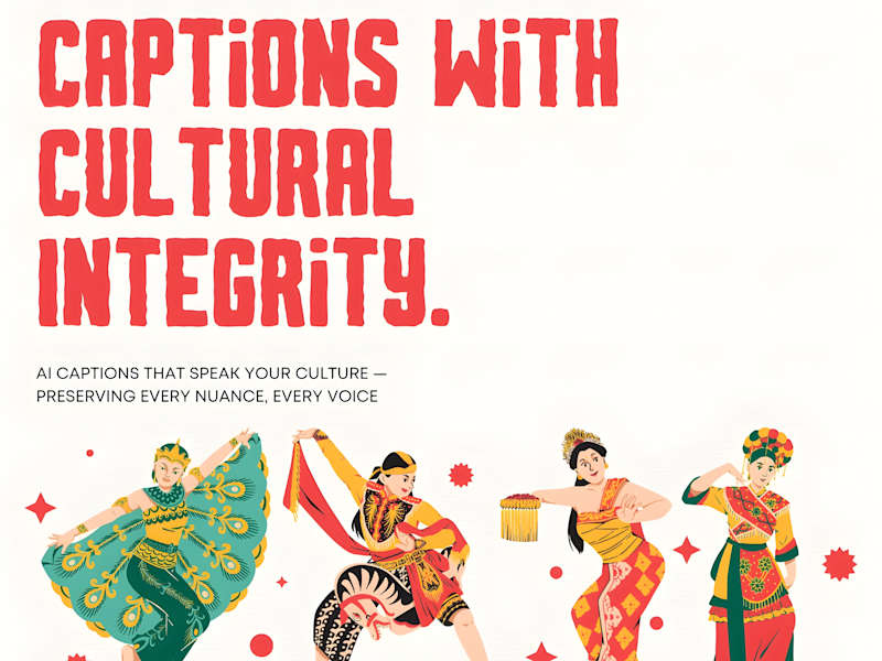 Cover image for AI Captions Tool That Preserves Cultural Nuance