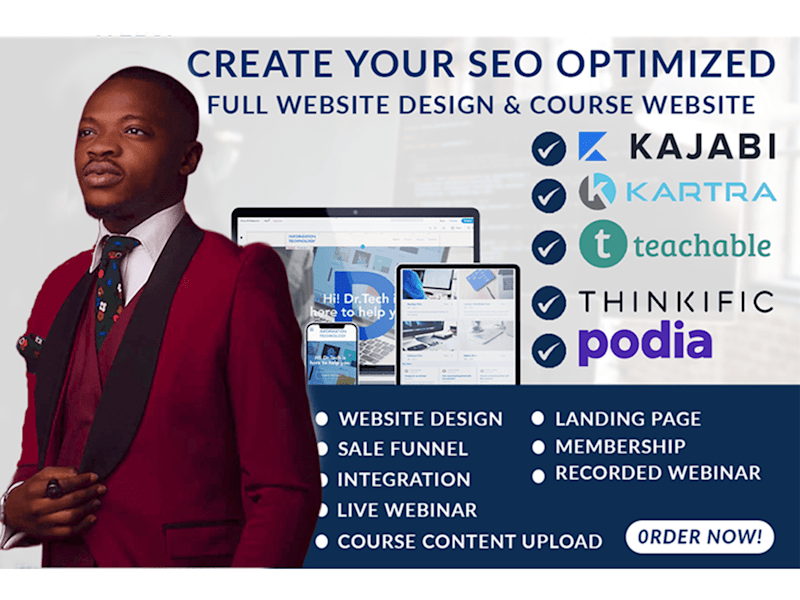 Cover image for I will Design a SEO, modern website for your brand's personality