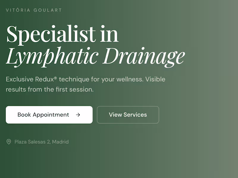Cover image for Web design for wellness client