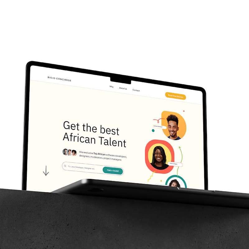 Cover image for BigJo Concierge - UI/UX Design